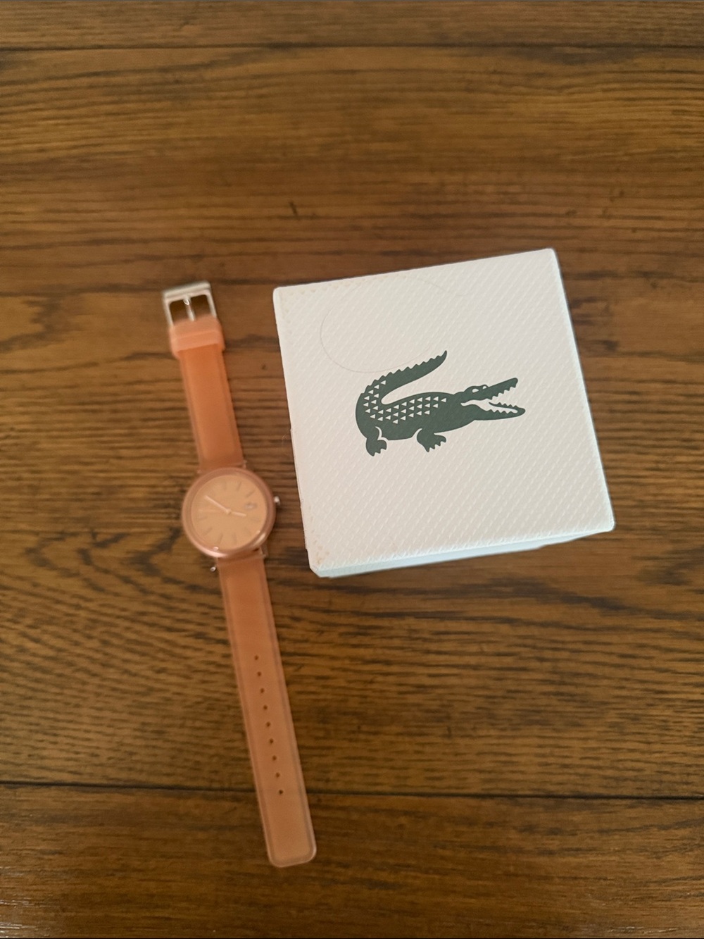 Lacoste Orange Silicone Strap Watch